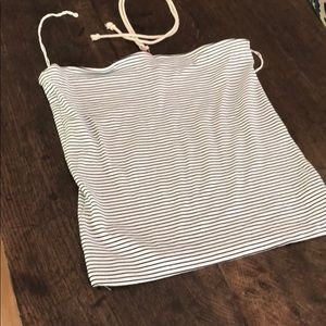 Ralph Lauren navy/white striped top